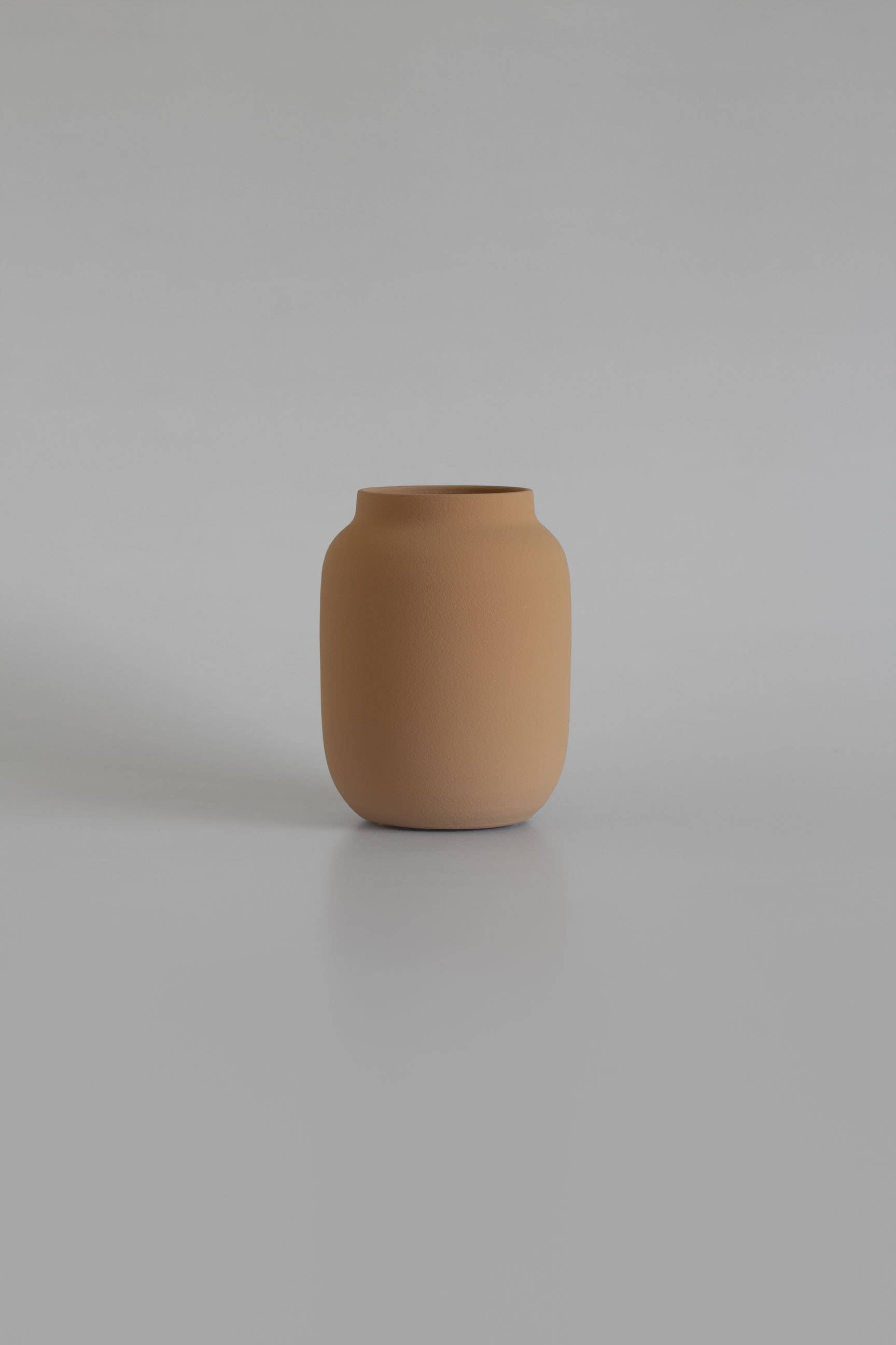 Blanc 04 - Jarrón melocotón - Perfecto para flores secas - Home: Beige / 15 x 7 cm