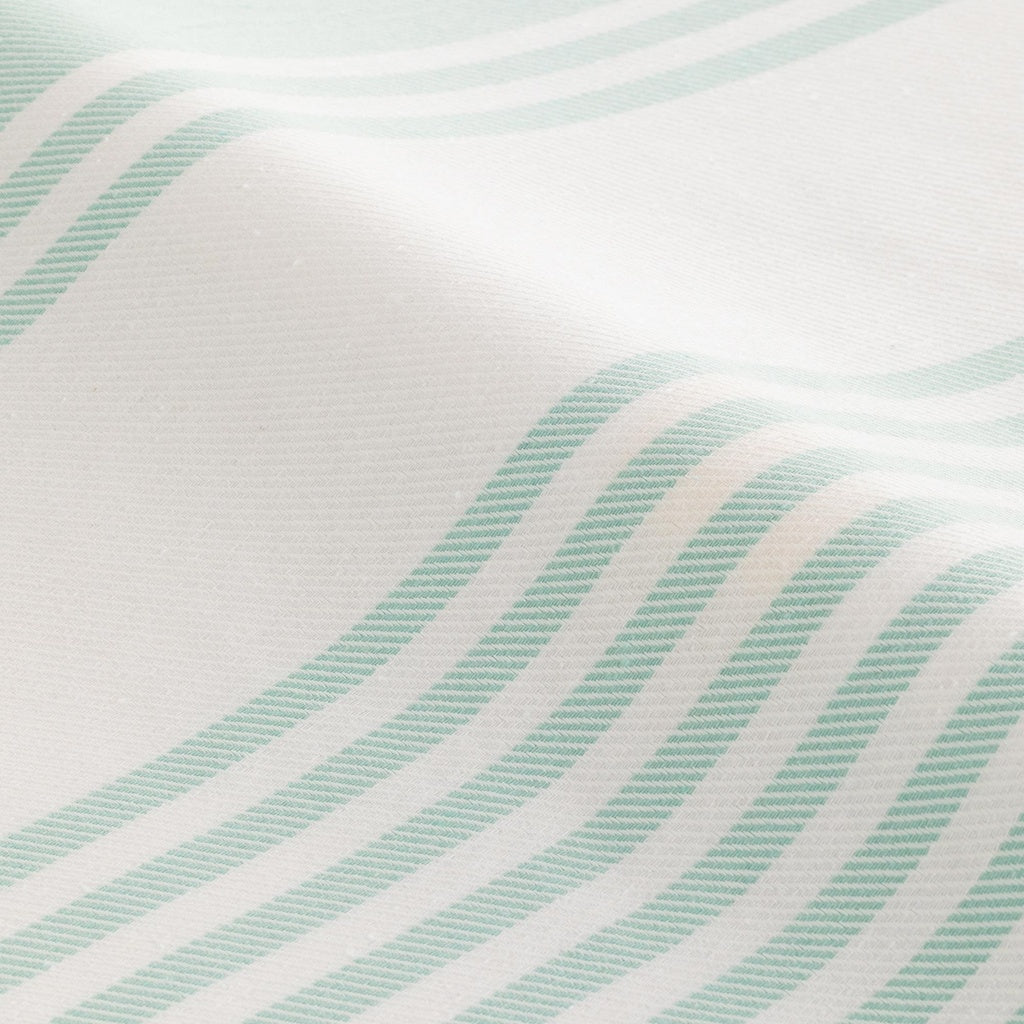 Fouta / Pareo de Playa Algodón Suave con Flecos BRISNE: Agua Marina / 190x180 cm